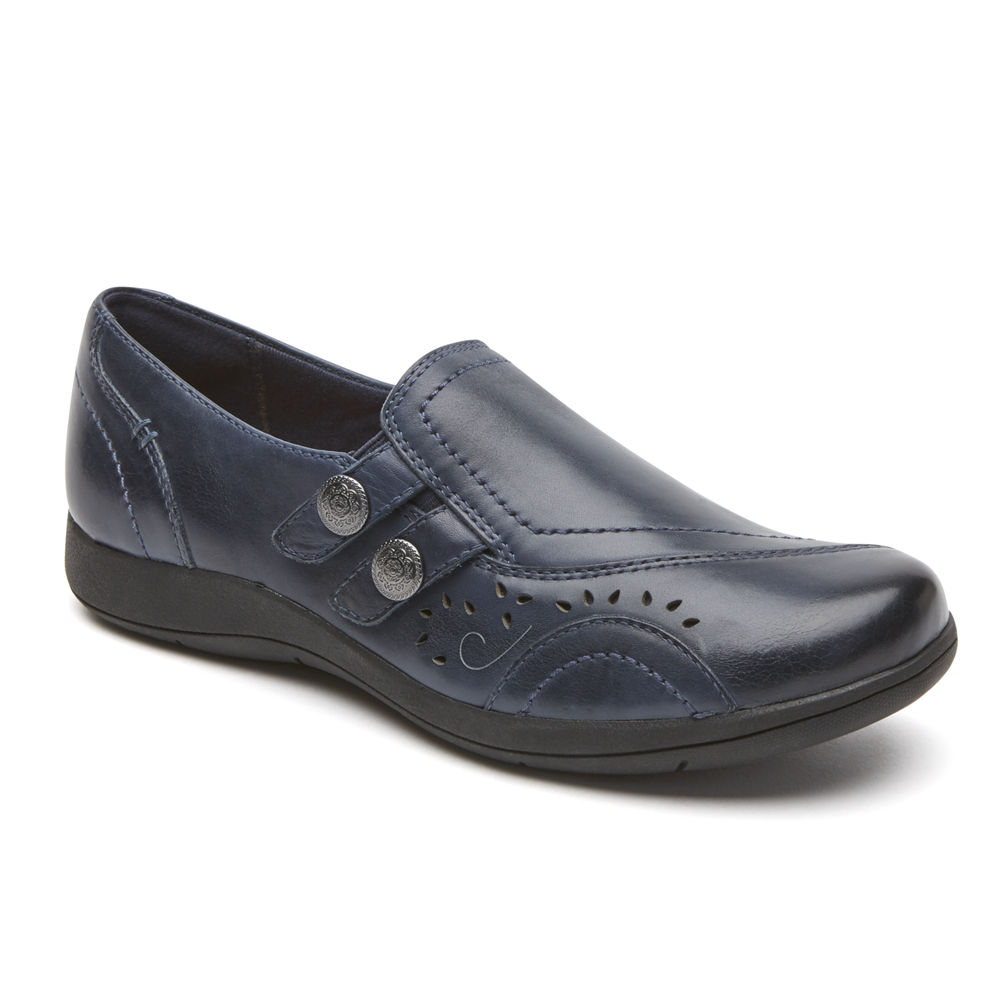 Rockport Womens Daisey - Slip-On Navy - WTX630192